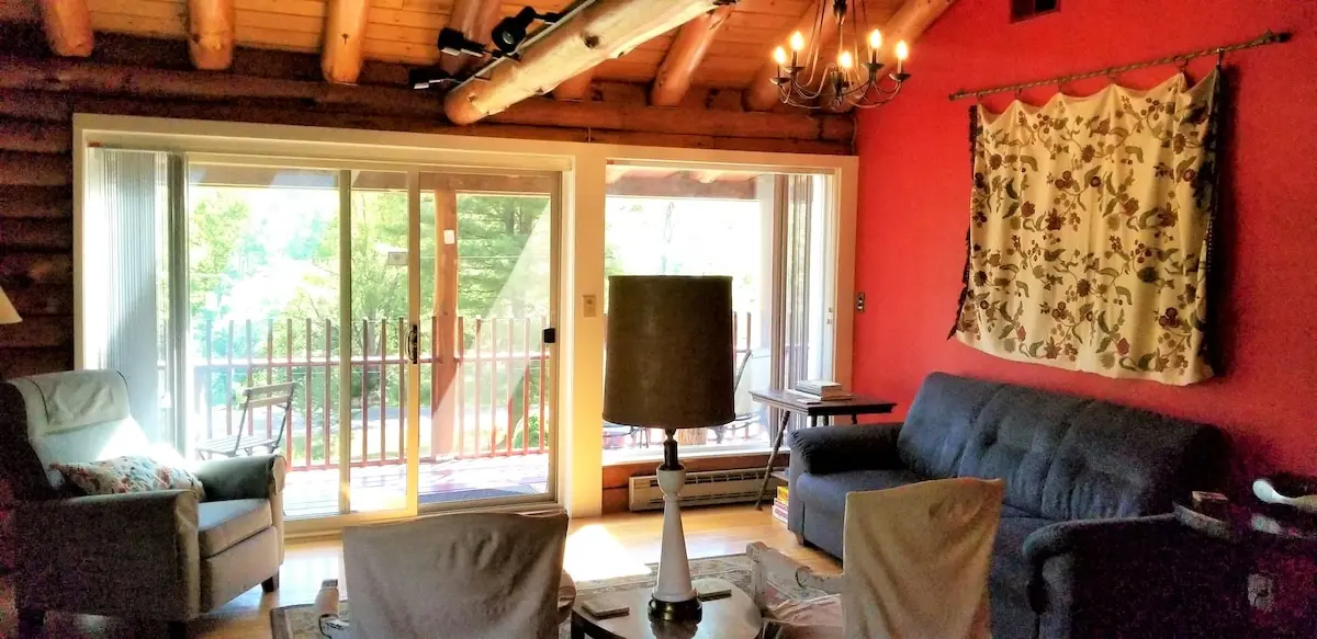 Photo 6 of 7 of Log Home With Fireplace & Outdoor Sauna