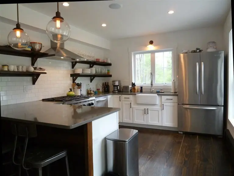 Photo 3 of 4 of Modern Farmhouse in the Woods