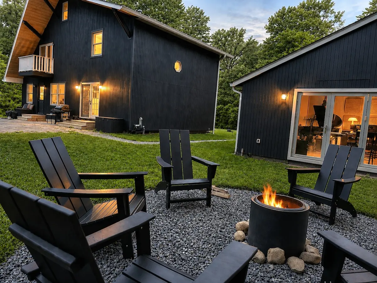 Photo 2 of 5 of Four Bedroom Home with Sauna and Fire Pit