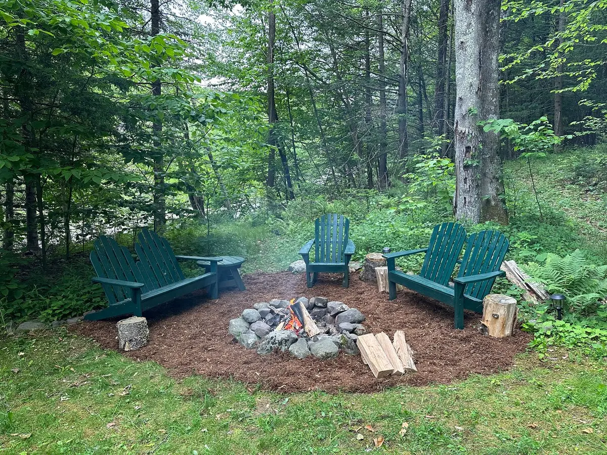 Photo 2 of 4 of Creekside Cabin: Hot Tub, Fire Pit, Pet Friendly