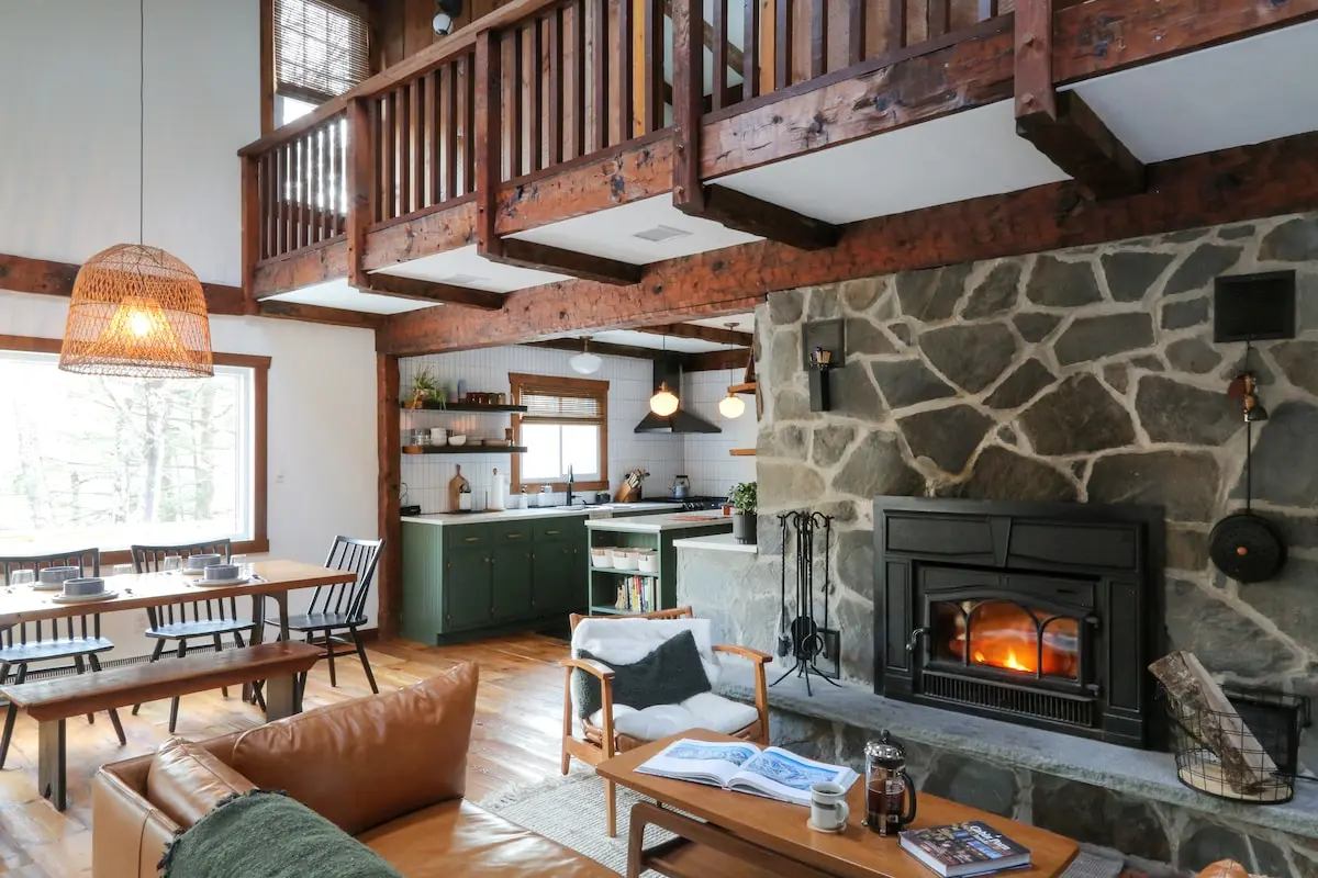 Photo 1 of 4 of Creekside Cabin: Hot Tub, Fire Pit, Pet Friendly