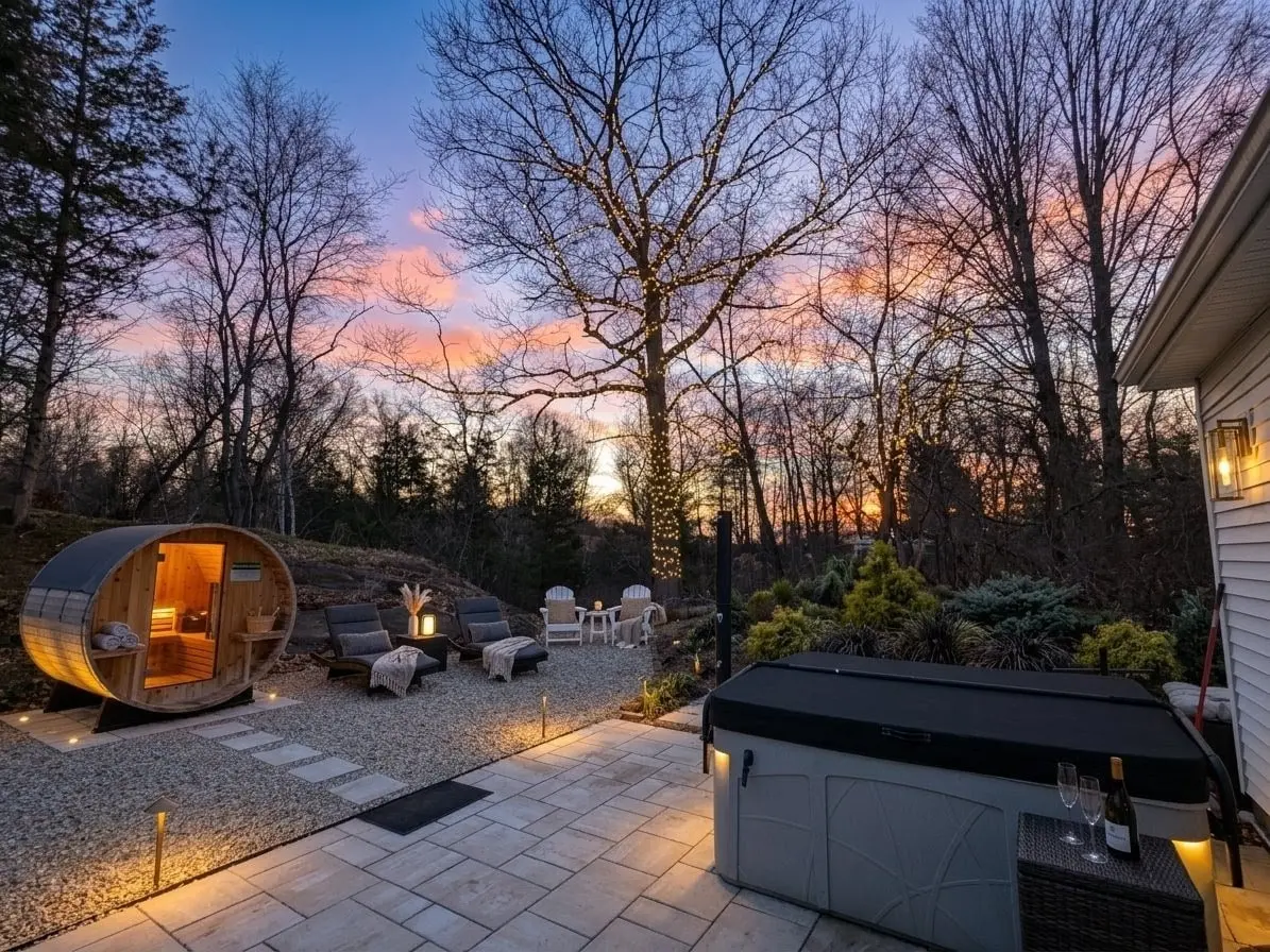 Photo 3 of 4 of Cozy Home with Sauna and Hot Tub