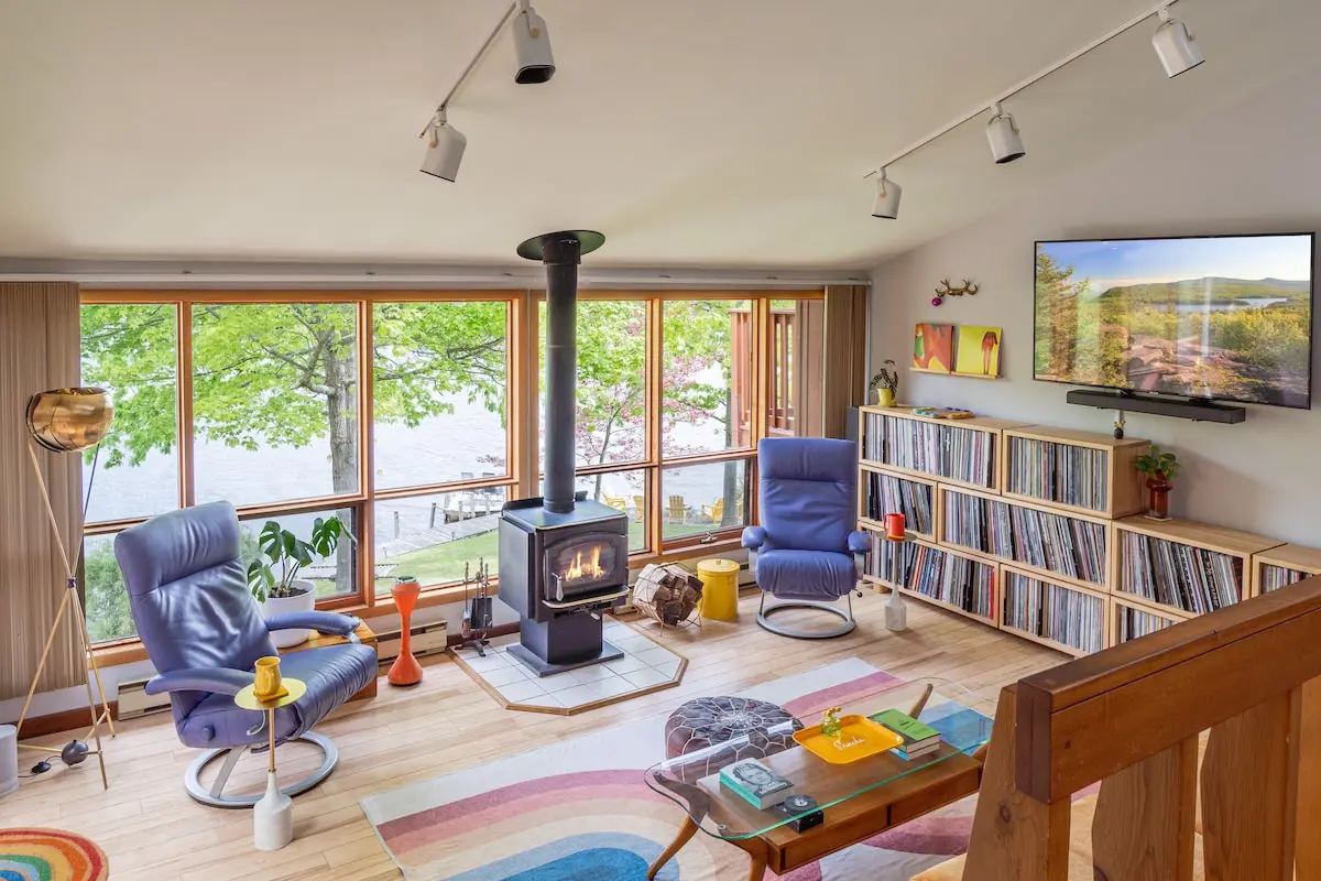 Photo 2 of 5 of Lakefront Home with Fireplace and Kayaks