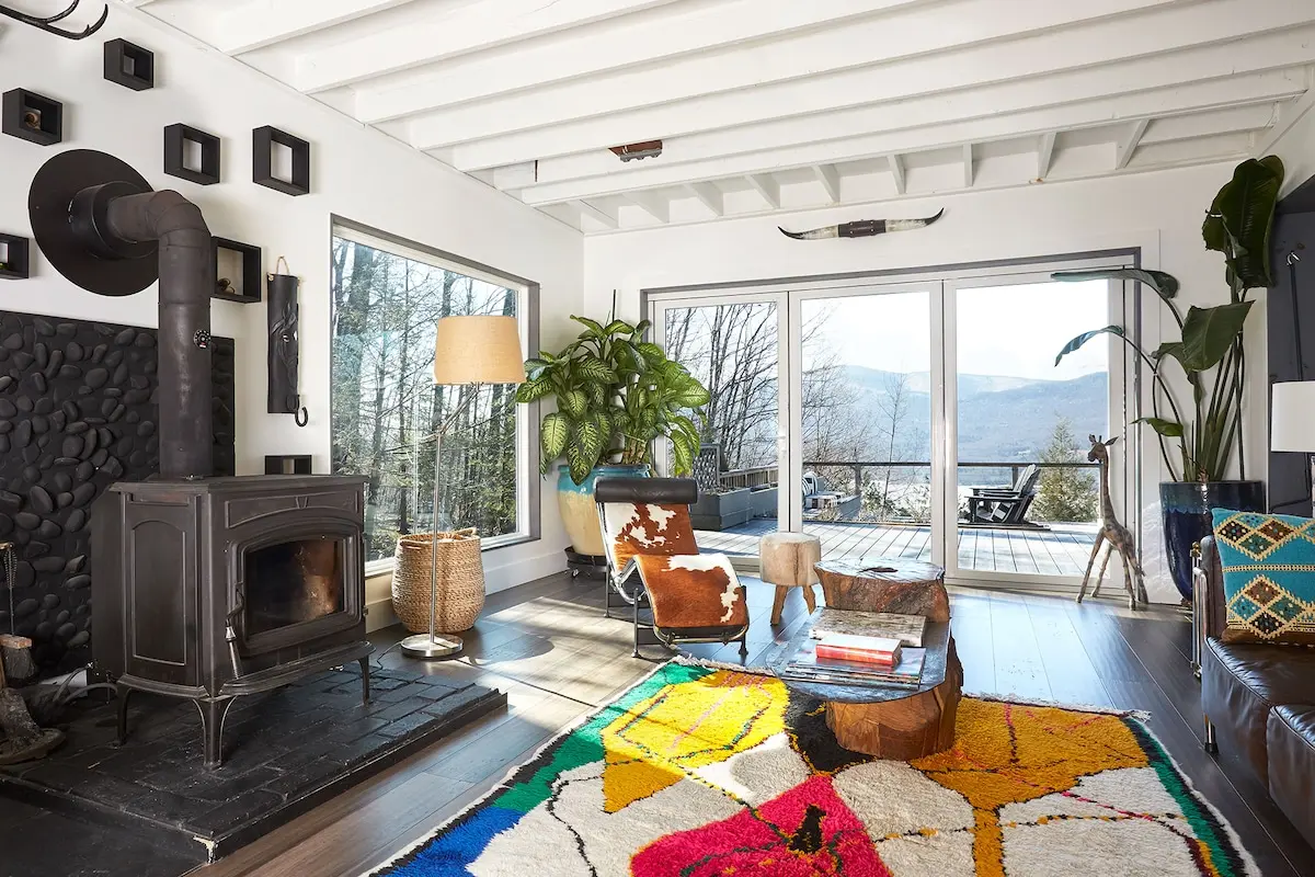 Photo 2 of 5 of Stylish Mountain House with Reservoir Views